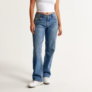 Abercrombie Curve Love Low Rise Baggy Jean